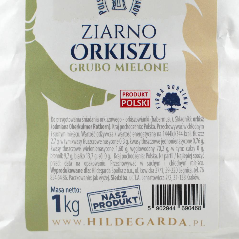 Spelt groats - Habermus - 1 kg (2.2lbs)