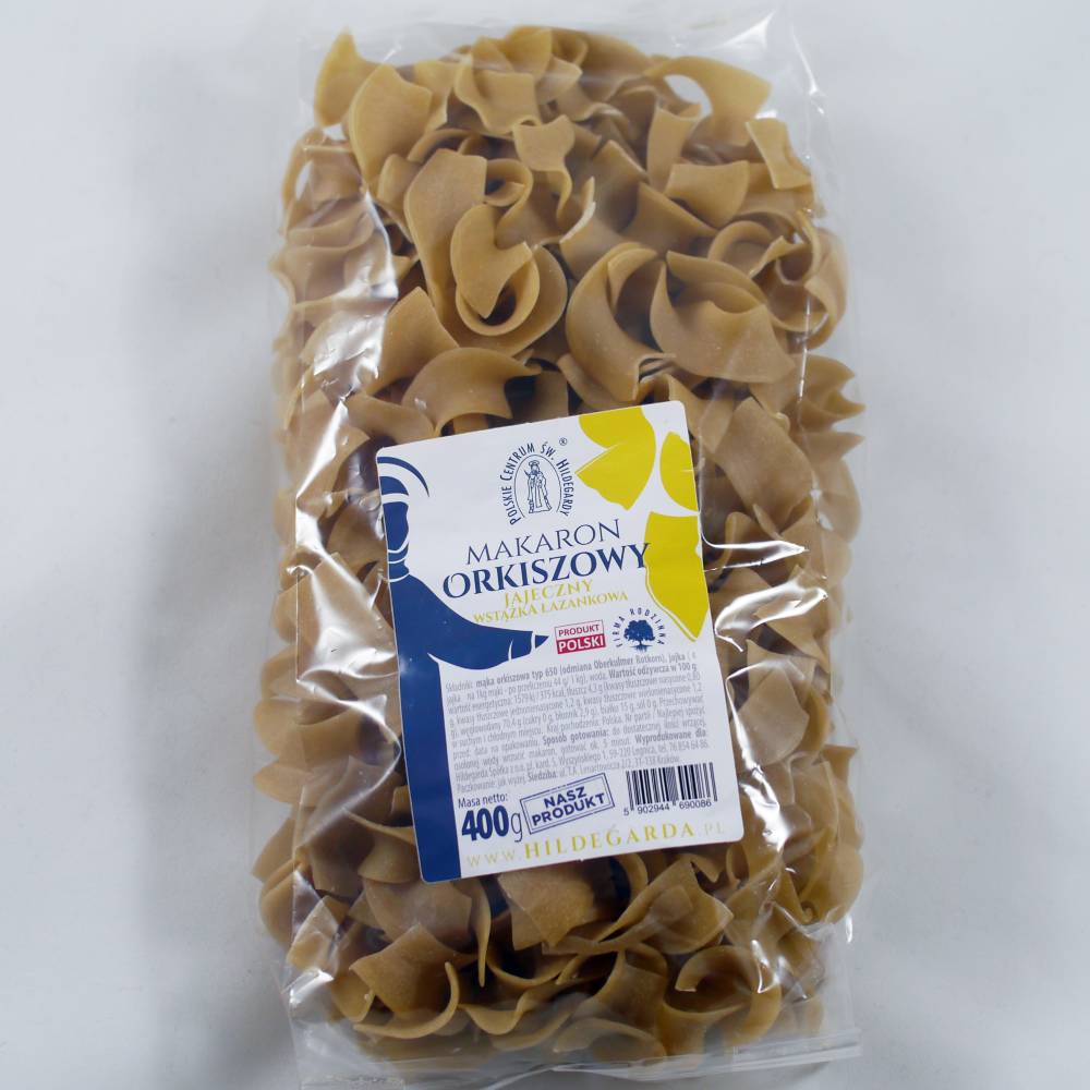Spelt pasta, Egg Ribbon Noodles "Hildegarda" 400 g (14.11 oz)