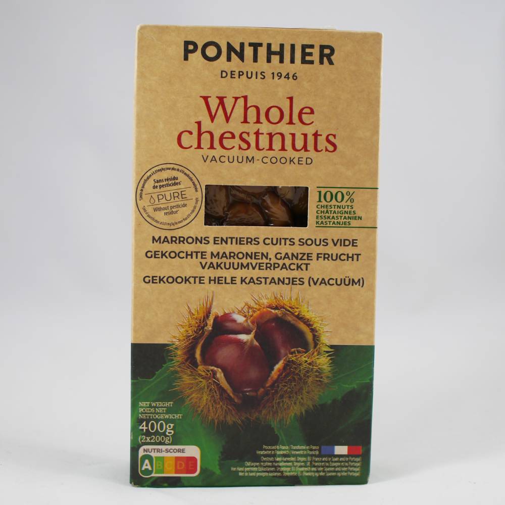 Chestnuts cooked – vacuum – 400 g