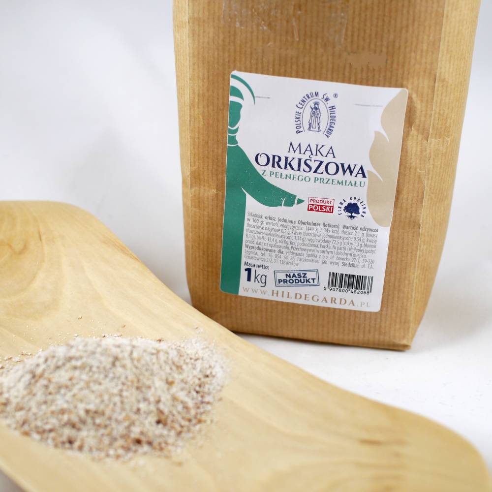 Whole Spelt Flour "Hildegarda" 1kg (2.2lbs)