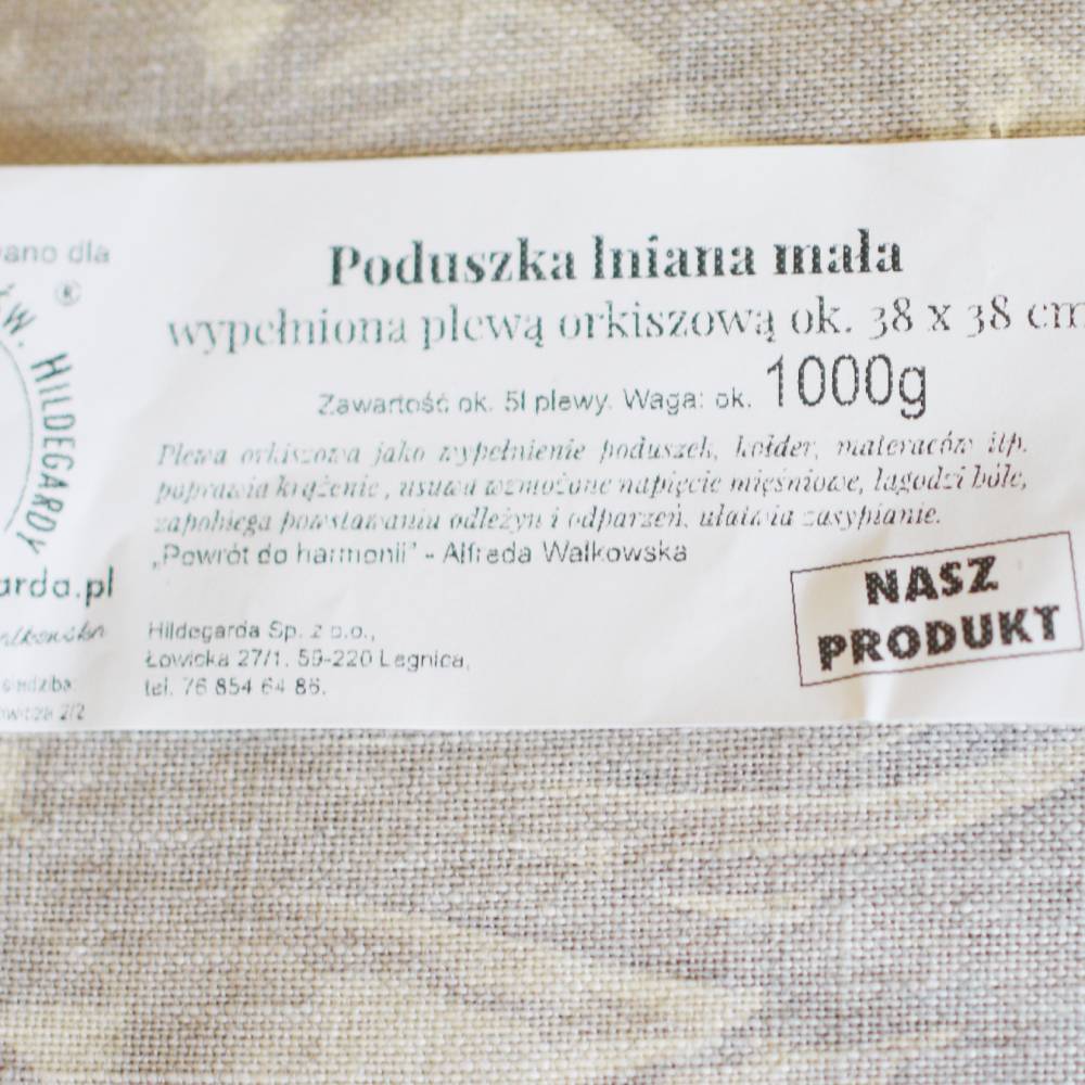 Linen pillow – spelt chaff – small