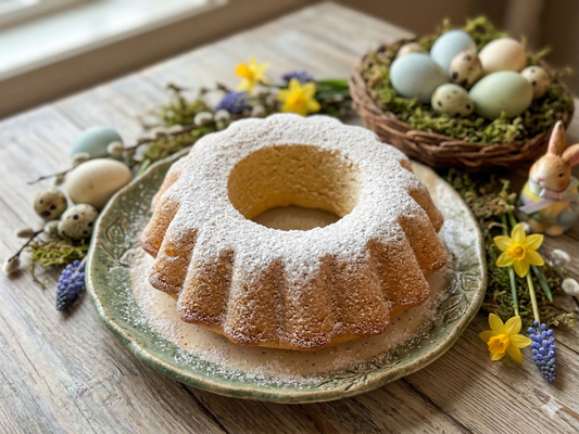 Lemon Easter Bundt Cake with Spelt Flour