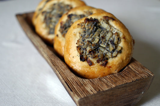 Spelt Flatbread with Onion and Fennel