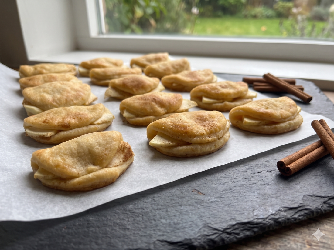 Spelt Cookies with Farmer's Cheese and Apples