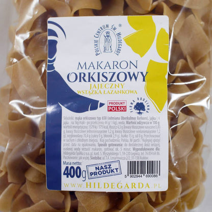 Spelt pasta, Egg  Ribbon Noodles "Hildegarda" 400 g (14.11 oz)