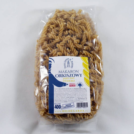 Spelt pasta, Egg spirals "Hildegarda", 400g (14.11oz)