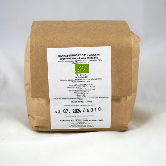 Organic Habermus Directly from the Mill 1kg (2.2lbs)