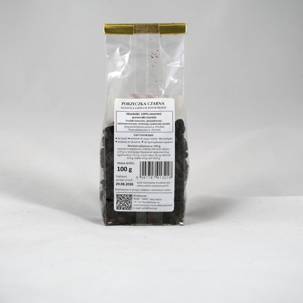 Grosellas negras secas - 100 g (3,5 oz)