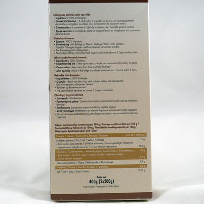 Chestnuts cooked – vacuum – 400 g