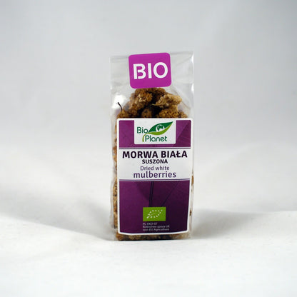 Moras blancas deshidratadas -Orgánicas- 100 g (3,5 oz)