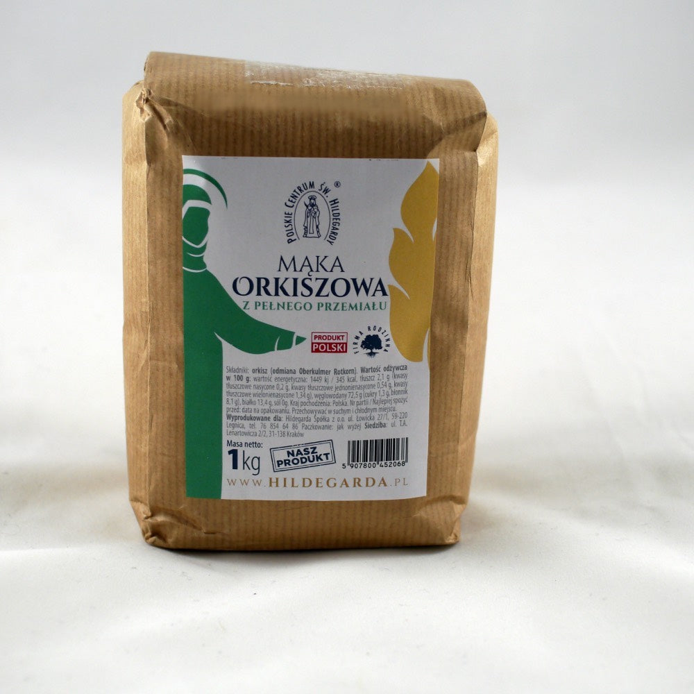 Whole Spelt Flour "Hildegarda" 1kg (2.2lbs)