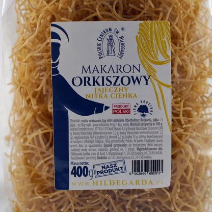 Spelt Pasta, Egg Angel Hair “Hildegarda”