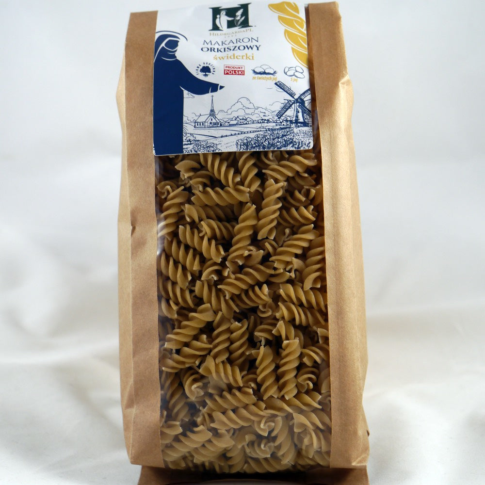 Spelt pasta, Egg spirals "Hildegarda", 400g (14.11oz)