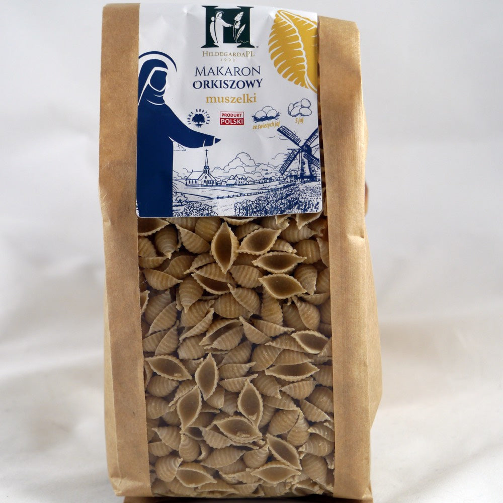 Makaron Orkiszowy, Muszelki "Hildegarda" 400g (14.11oz)