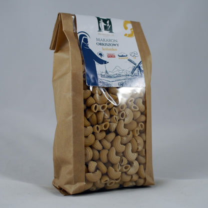 Spelt pasta, Egg Elbow, “Hildegarda” - 400 g (14.11 oz)