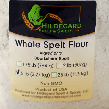 Oberkulmer Whole Spelt Flour – 5 lb. (2.27 kg)